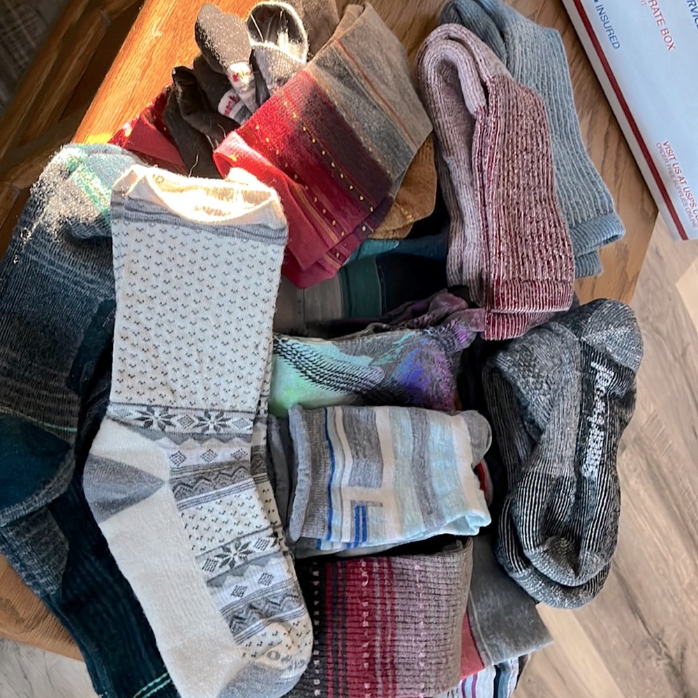 Women’s Smartwool Socks Nice lot of 20 pair. Brand New. Laundered.
